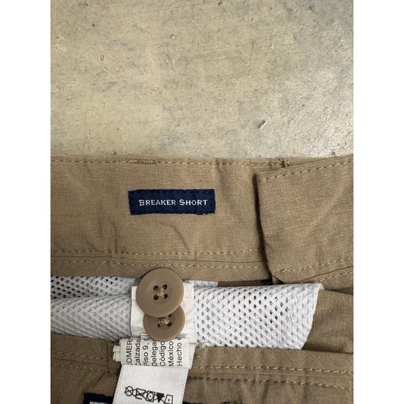 Vineyard Vines Performance Breaker Shorts Mens Size 34 Khaki Casual - Picture 4 of 4